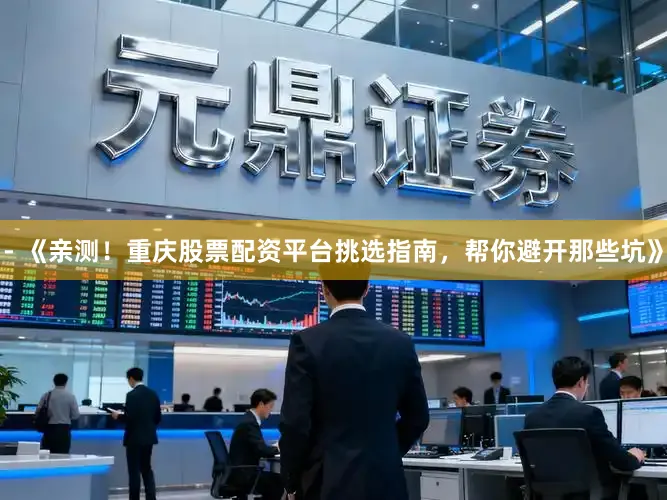 - 《亲测！重庆股票配资平台挑选指南，帮你避开那些坑》