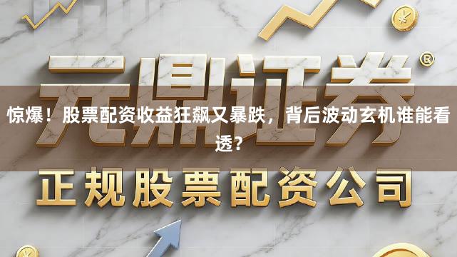 惊爆！股票配资收益狂飙又暴跌，背后波动玄机谁能看透？