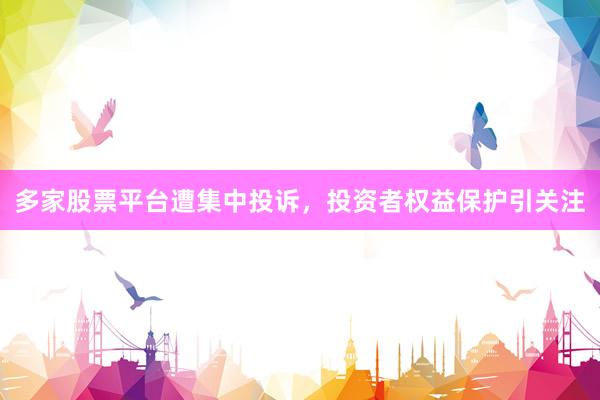 多家股票平台遭集中投诉，投资者权益保护引关注