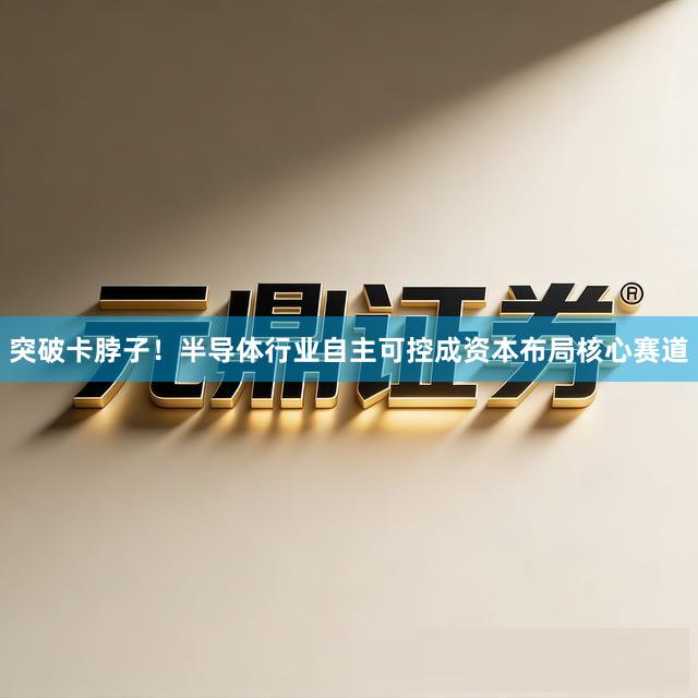 突破卡脖子！半导体行业自主可控成资本布局核心赛道